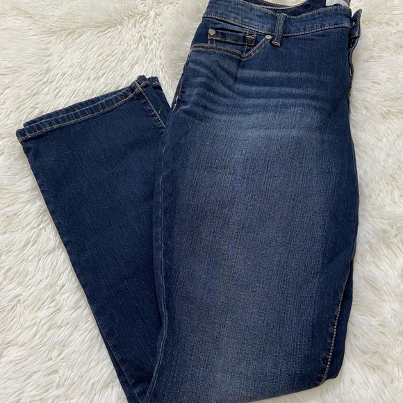 BARELY BOOT Dark Wash Stretch Jeans